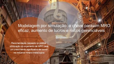 Prévia de apresentação sobre otimização de custos de manutenção e reparos para sistemas de produção complexos